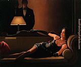 Jack Vettriano Along Came A Spider painting